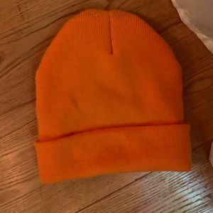 orange beanie